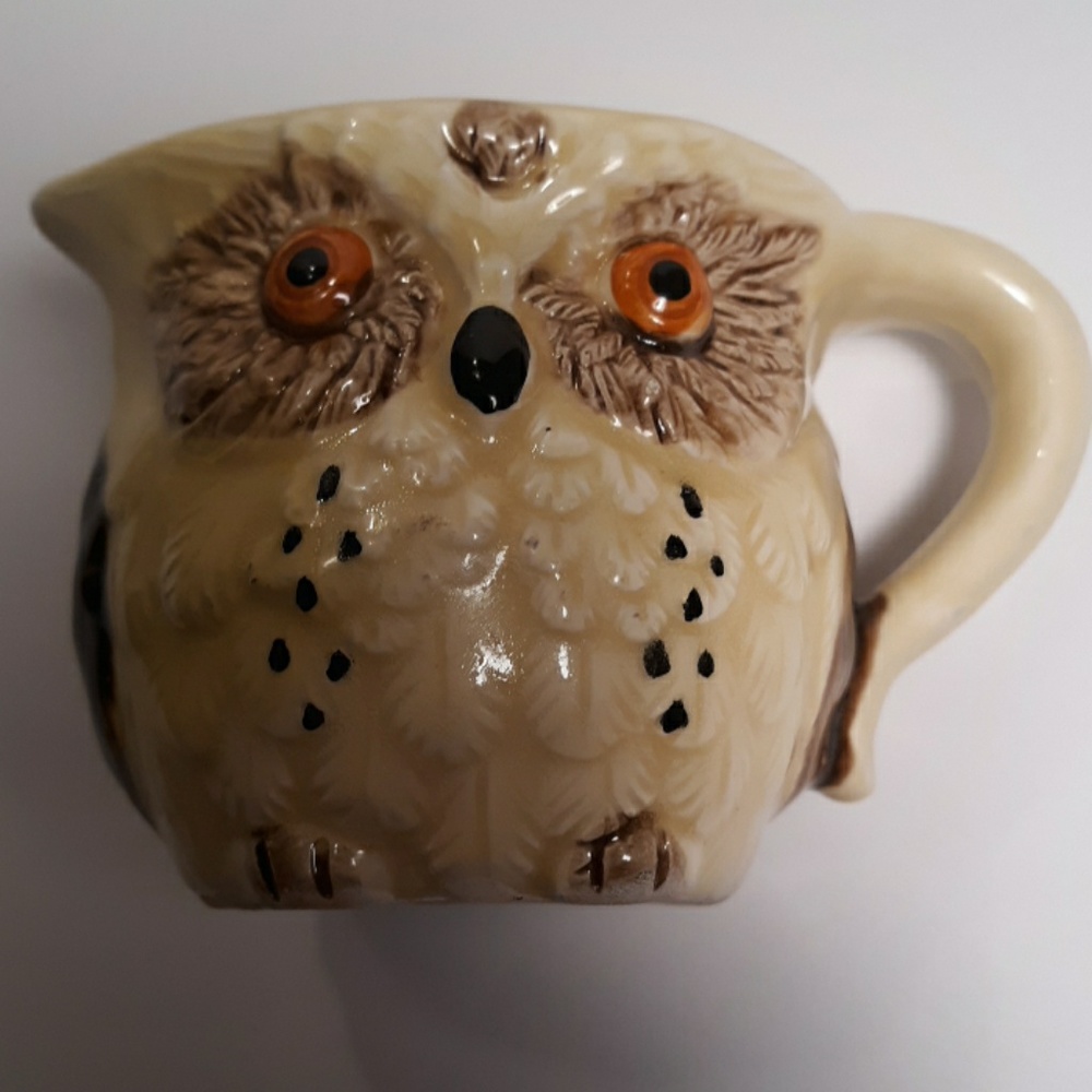 Vintage Owl 6 oz Creamer from Japan